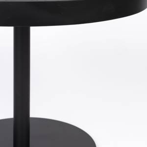 Table d'appoint Yuri Noir - En partie en bois massif - 56 x 40 x 56 cm