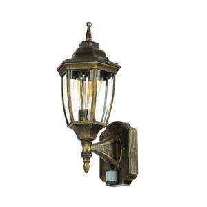 Wandlampe LYON Gold - Graumetallic - Silber / Grau - Silbergrau - Höhe: 35 cm