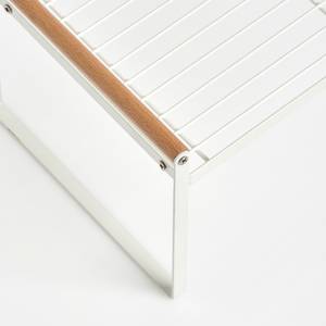 Multifunktionales Küchenregal, Metall Weiß - Metall - 22 x 18 x 35 cm