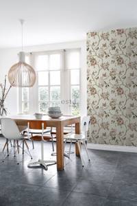 Tapete Blumenmuster 7127 Beige