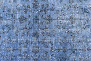 Tapis Ultra Vintage XXVI Bleu - Textile - 165 x 1 x 254 cm