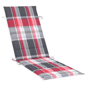 Chaise longue (lot de 2) 3012867-3 Noir - Rouge