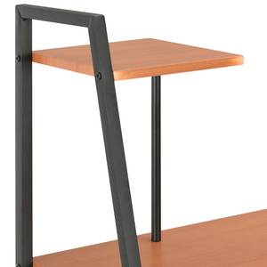 Schreibtisch Braun - Metall - Massivholz - 102 x 117 x 102 cm