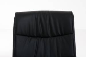 Chaise de salle à manger Caro Noir - Cuir synthétique - 49 x 105 x 60 cm