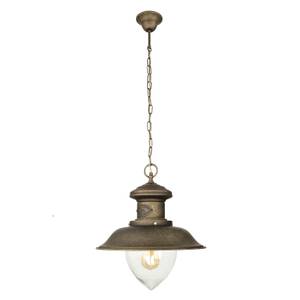 Lustre suspension AL MARE Marron - Verre - Métal - 40 x 105 x 40 cm