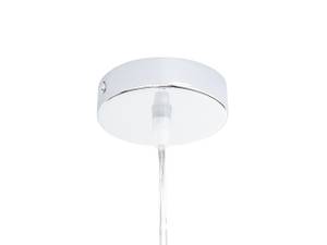 Lampe suspension NIARI Chêne clair - Translucide - Blanc