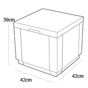 Kühlbox 3018793 Braun - Kunststoff - 42 x 41 x 42 cm