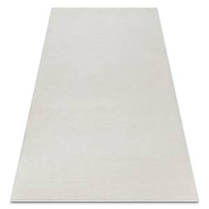 Teppich Softy Glatt Einfarbig Creme 120 x 170 cm