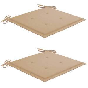 Gartenmöbel-Set Beige - Holz teilmassiv - 50 x 50 x 50 cm