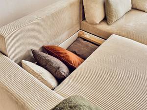 Canapé d'Angle Convertible - PIVOINE Beige