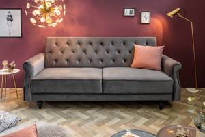 Sofa MAISON BELLE AFFAIRE Grau - Textil - Holzart/Dekor - 220 x 88 x 95 cm