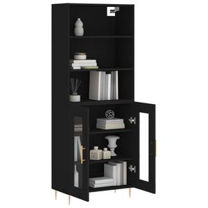 Highboard DE1892 Schwarz - Holzwerkstoff - 34 x 180 x 70 cm