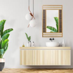 Bambus Spiegel mit dekorativem Rahmen 50 x 71 x 2 cm