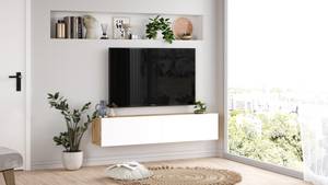 Meuble tv FUTURE10 RTV140 2D Blanc