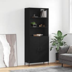 Highboard DE7802 Schwarz - Holzwerkstoff - 34 x 180 x 70 cm