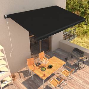 Auvent rétractable 3007206-1 Anthracite - Profondeur : 600 cm