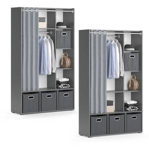 Kleiderschrank Luigi 40726 Grau