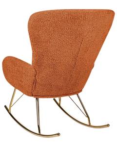 Fauteuil à bascule ANASET Doré - Orange