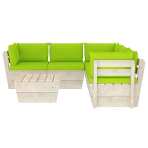 Mobilier de jardin (lot de 6) 3016490-13 Vert - Vert clair