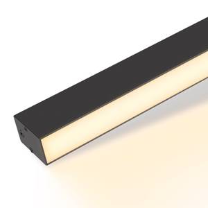 LED Deckenleuchte Werner Schwarz - Tiefe: 80 cm