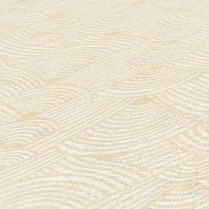 Vliestapete Art Deco Tapete Beige Beige - Weiß