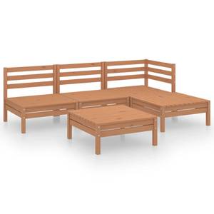 Mobilier de jardin (lot de 5) 3010501 Marron châtaignier