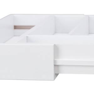 Range-couverts Bambou Blanc Extensible Blanc - Bambou - Bois manufacturé - 49 x 6 x 37 cm