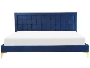 Doppelbett LIMOUX Blau - Marineblau - 187 x 96 cm