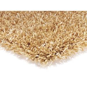 Handgetufteter Shaggy-Teppich FURRY Gold - 120 x 180 cm