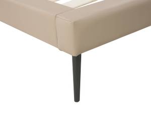 Lit double ESSONNE Beige - Largeur : 208 cm