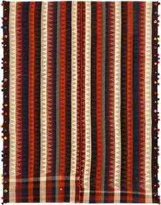 Tapis Jajim CCXXXIII Rouge - Textile - 151 x 1 x 195 cm