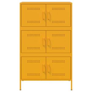 Highboard DE1471 Gelb - Metall - 39 x 113 x 68 cm