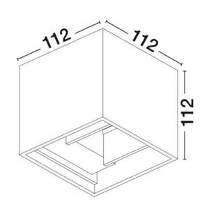 Wandleuchte COMO Weiß