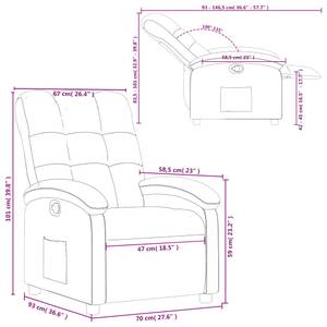 Relaxsessel 3032264-2 Rotbraun