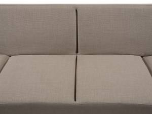 2-Sitzer Sofa YORK Beige - Silber