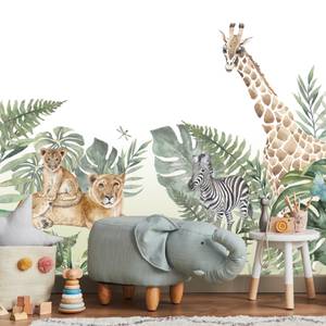 Papier Peint ANIMAUX Plantes Tropicales 400 x 280 x 280 cm