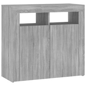 Sideboard 3009229 Grau - Eiche Sonoma Dekor - 35 x 80 cm