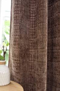 Vorhang Chenille Jacquard Braun