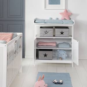 Set de chambre bébé Hamburg 2 pcs Blanc - Bois manufacturé