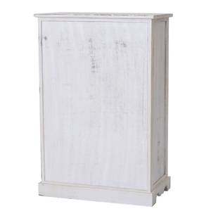 Kommode Dundee 5 Schubladen Shabby-Look Weiß - Holzart/Dekor - Holz teilmassiv - 60 x 90 x 30 cm