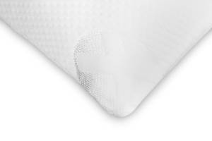 Ergonomisches Gelkissen Weiß - Textil - 55 x 12 x 37 cm