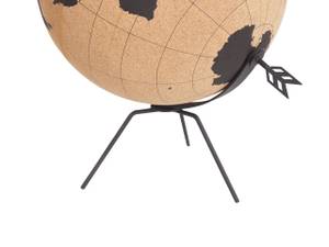 Globe BATTUTA Noir - Marron - Liège - 29 x 35 x 29 cm
