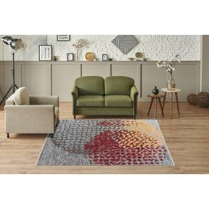 Moderner Design-Teppich wohnzimmer NILAD Rot - 160 x 230 cm