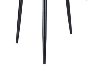 Chaise de salle à manger MARIBEL Noir - Gris - Gris lumineux - 52 x 85 x 61 cm