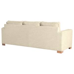 Nebraska Sofa 3-Sitzer Beige - Kunststoff - Textil - Holz teilmassiv - 223 x 88 x 87 cm