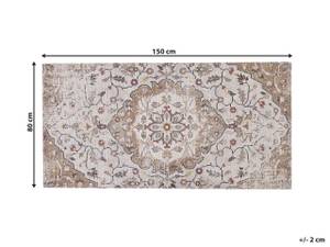 Teppich KATTAKKADA Beige - Braun - Textil - 80 x 80 x 150 cm