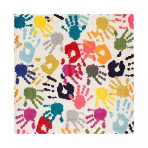 Tapis enfant HANDI 100x100 multicolore 100 x 100 cm