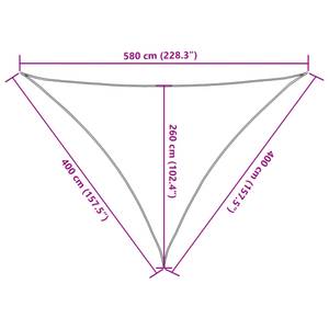 Sonnensegel 3006391-4 Hellgrau - 300 x 300 cm