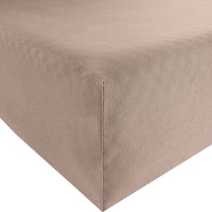 Spannbettlaken 158302 Taupe - 180-200 x 200 cm