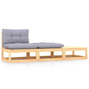 Garten-Lounge-Set (3-teilig) Holz